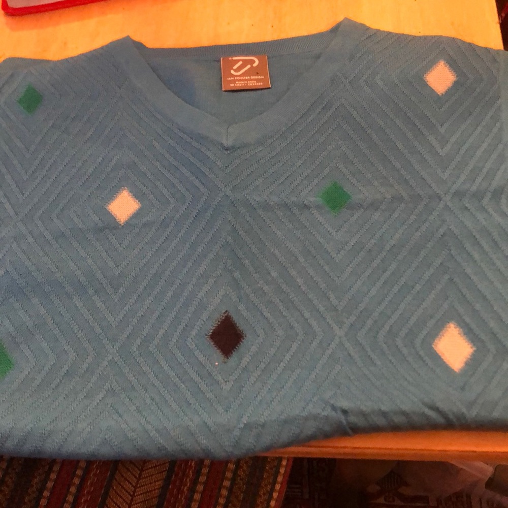 Ian Poulter men’s golf sweater vest